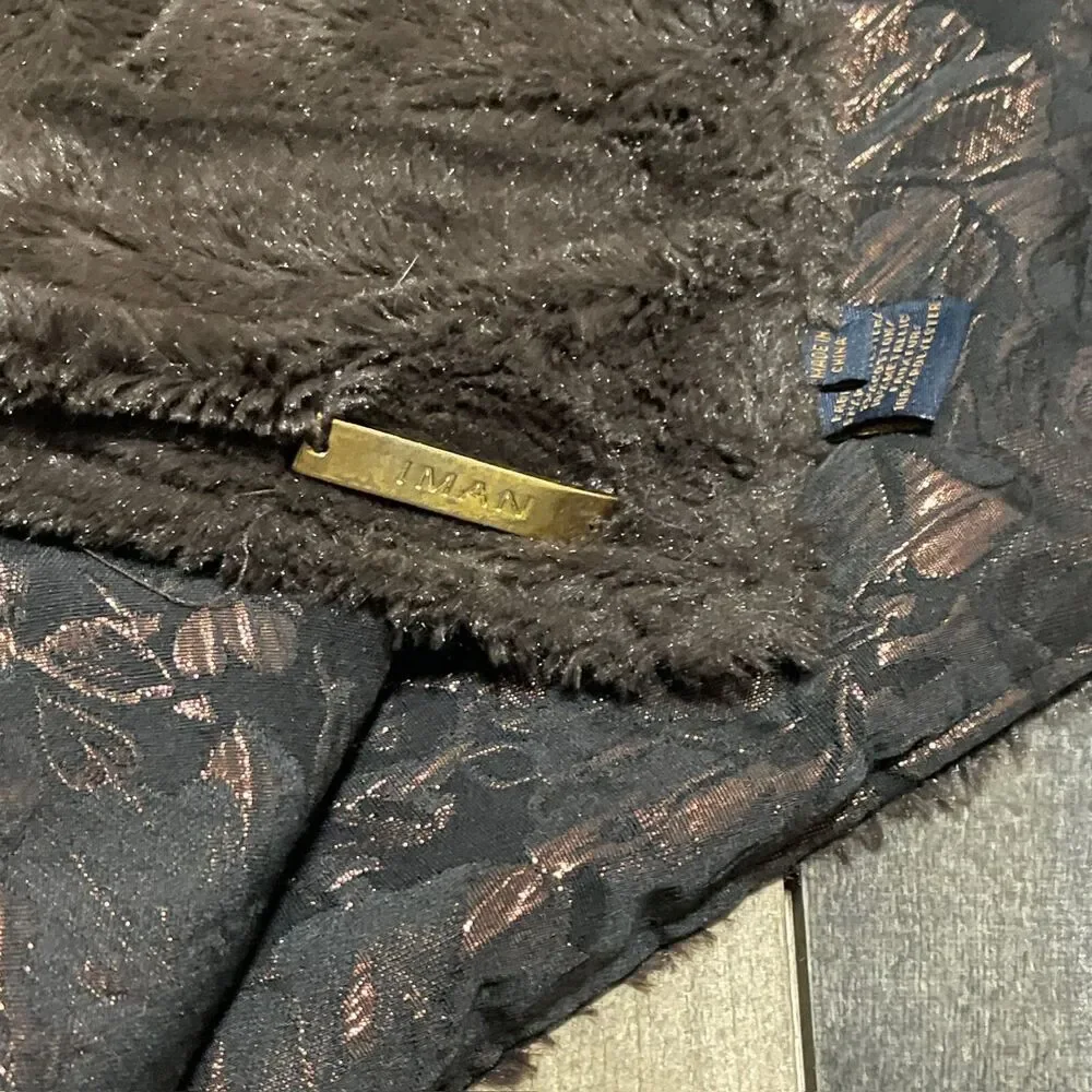 Iman Faux Fur Throw Blanket - Luxurious & Versatile (Approx. 4 ft x 8 ft)